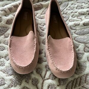 Born Women's Pink Suede Loafers